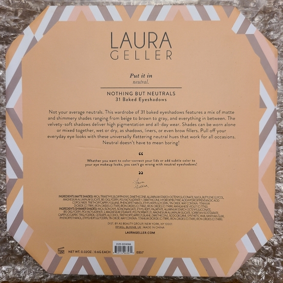 LAURA GELLER Nothing But Neutrals Eyeshadow Palette - Picture 3 of 3